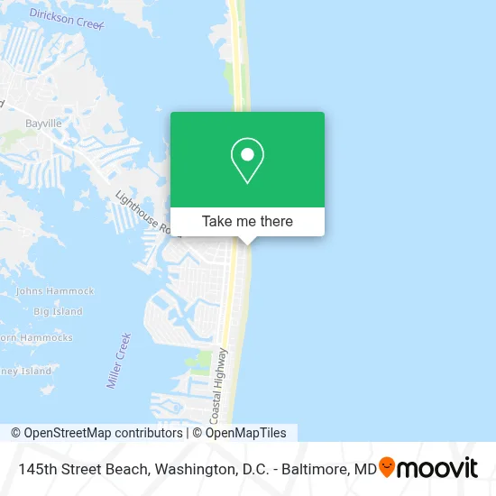 145th Street Beach map