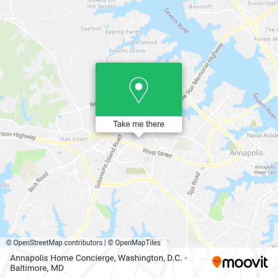 Annapolis Home Concierge map