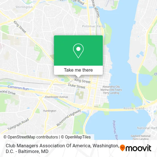 Club Managers Association Of America map