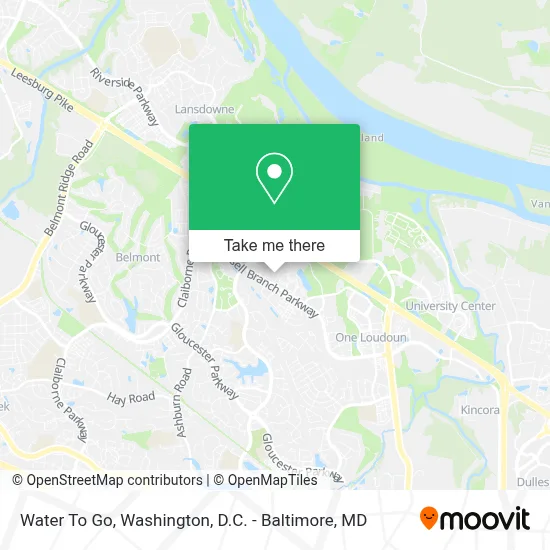 Water To Go map
