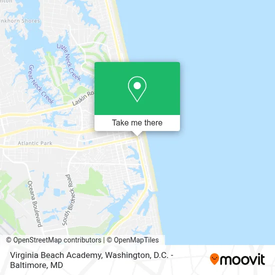 Virginia Beach Academy map