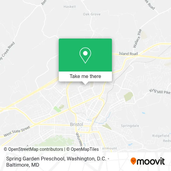 Spring Garden Preschool map