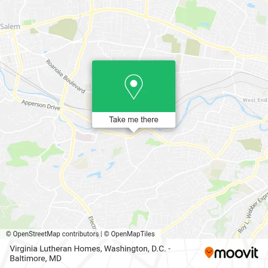 Virginia Lutheran Homes map