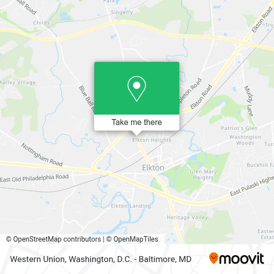 Western Union map