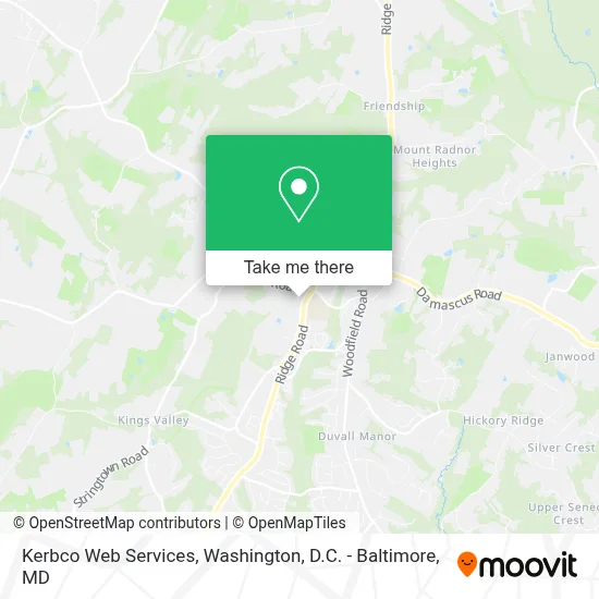 Kerbco Web Services map