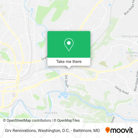 Grv Renovations map