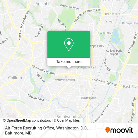 Air Force Recruiting Office map
