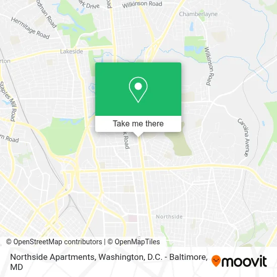 Northside Apartments map