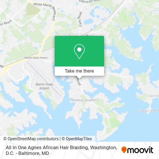 All In One Agnes African Hair Braiding map