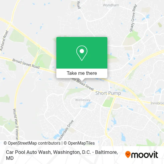 Car Pool Auto Wash map