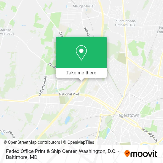 Fedex Office Print & Ship Center map