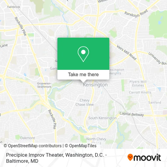 Precipice Improv Theater map