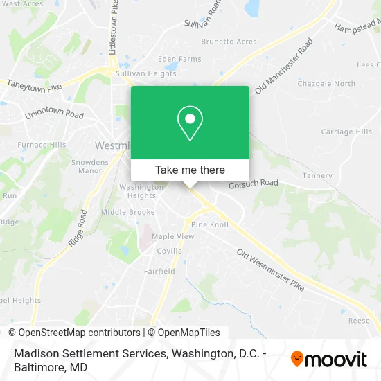 Madison Settlement Services map