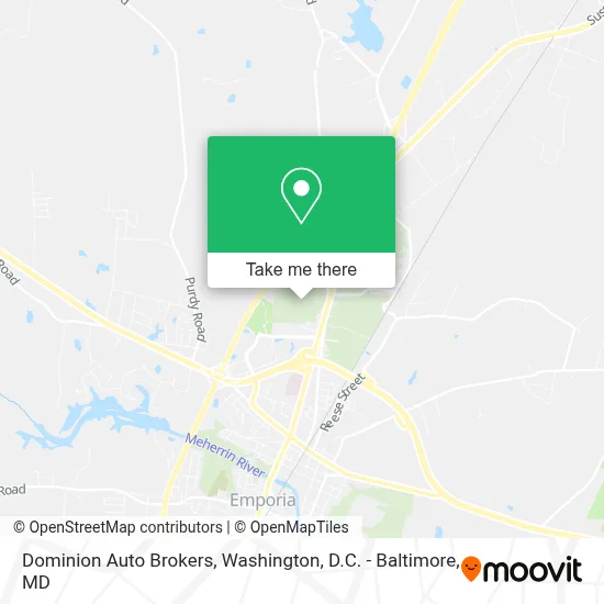 Dominion Auto Brokers map