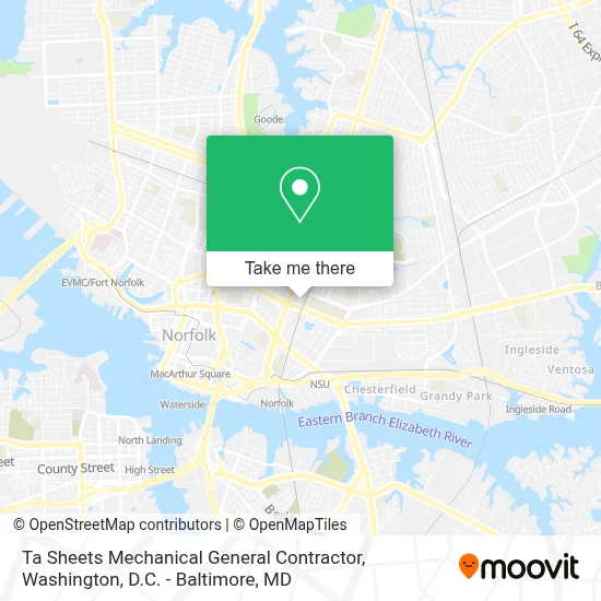 Ta Sheets Mechanical General Contractor map