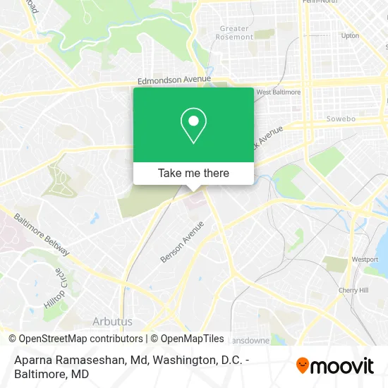 Aparna Ramaseshan, Md map