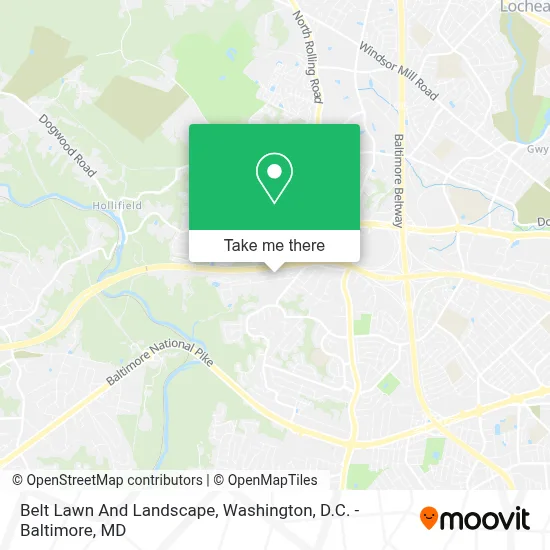 Belt Lawn And Landscape map