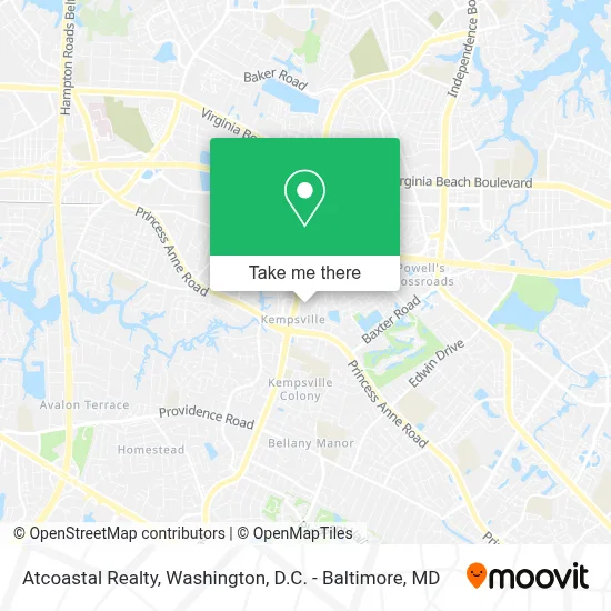 Atcoastal Realty map