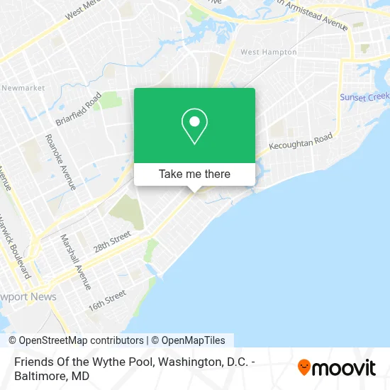 Friends Of the Wythe Pool map