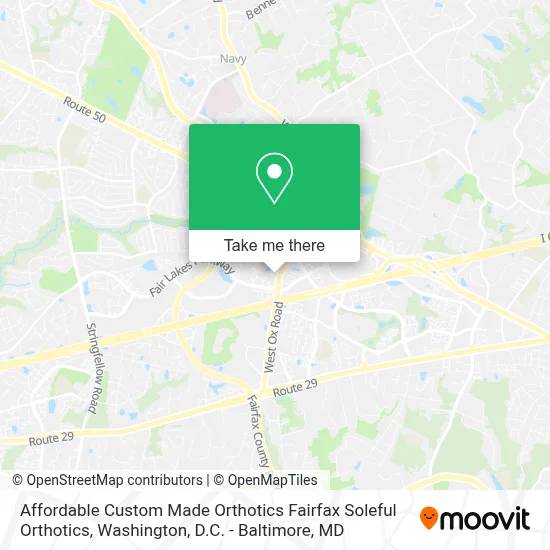 Affordable Custom Made Orthotics Fairfax Soleful Orthotics map