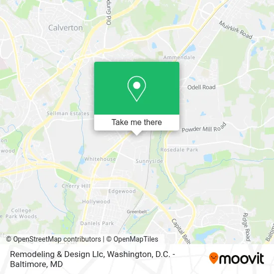 Remodeling & Design Llc map