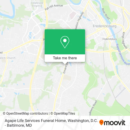 Agape Life Services Funeral Home map