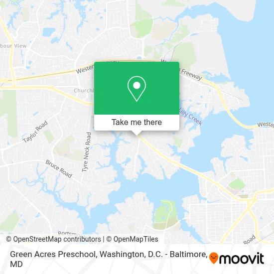 Green Acres Preschool map