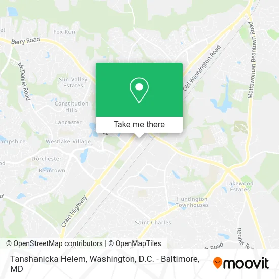 Tanshanicka Helem map