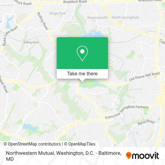 Northwestern Mutual map
