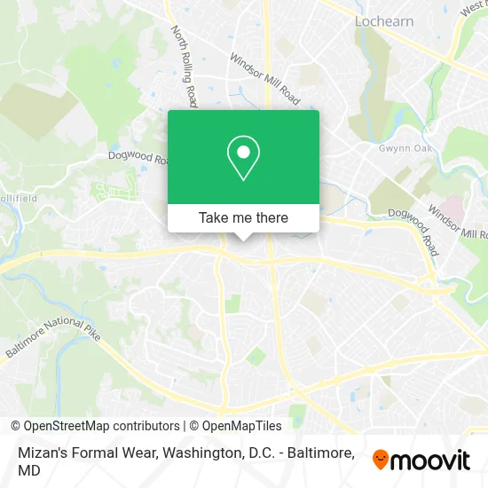 Mizan's Formal Wear map