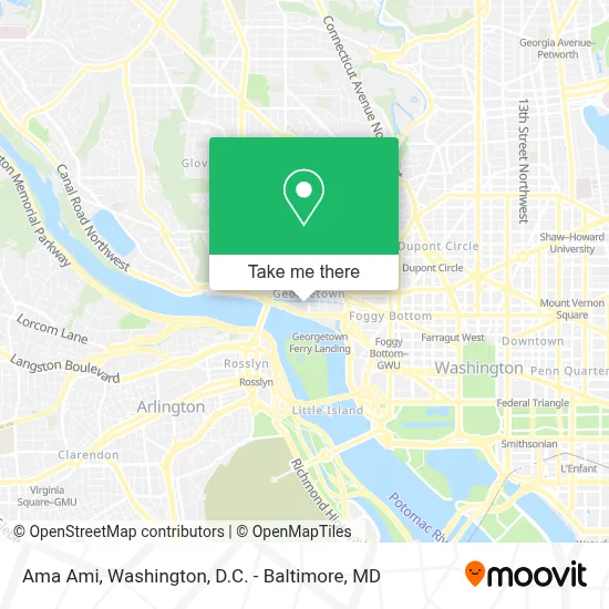 Ama Ami map
