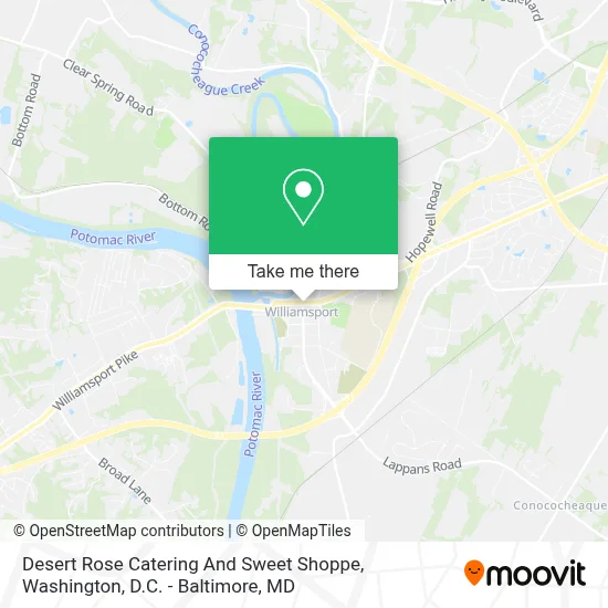 Desert Rose Catering And Sweet Shoppe map