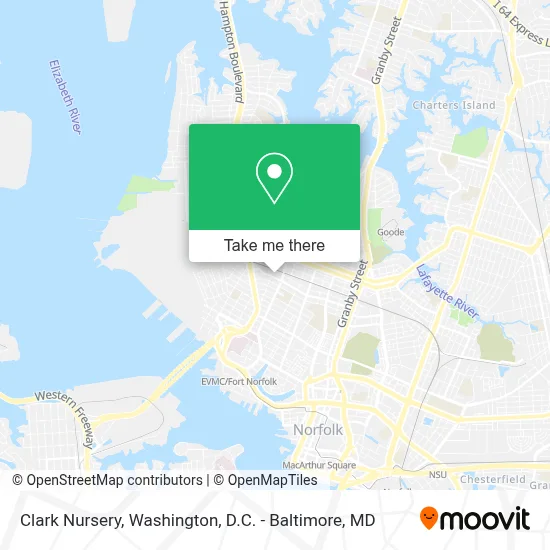 Clark Nursery map