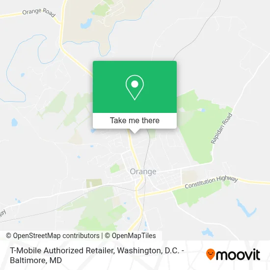 T-Mobile Authorized Retailer map