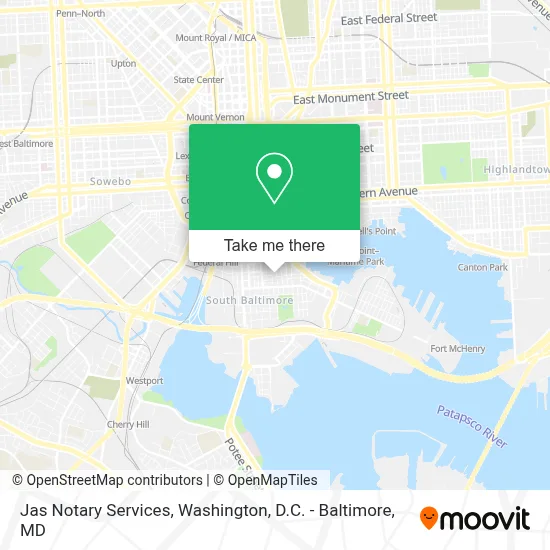 Jas Notary Services map