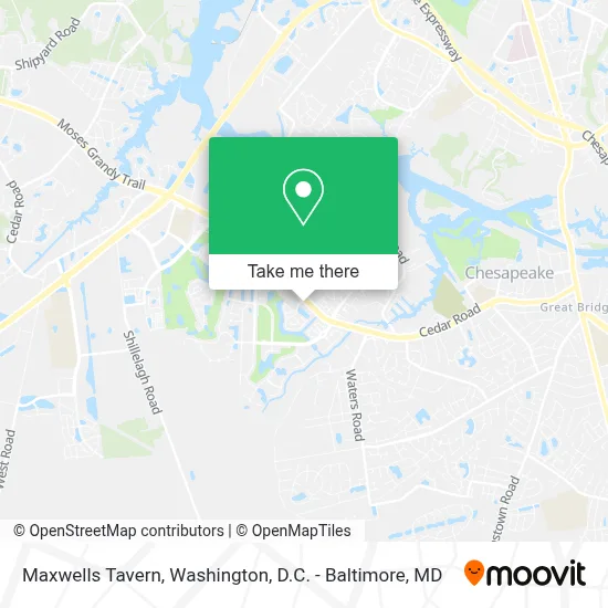 Maxwells Tavern map