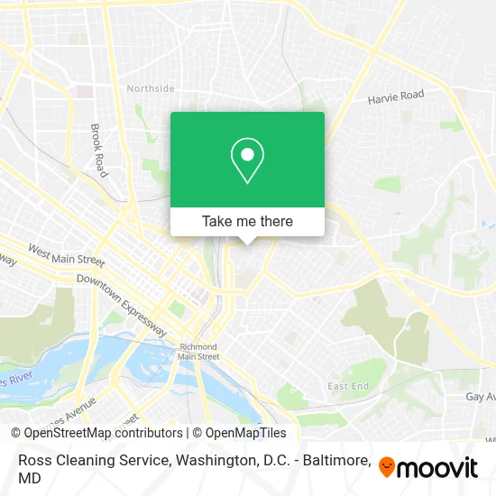 Ross Cleaning Service map