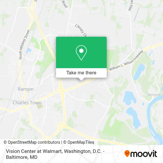 Vision Center at Walmart map
