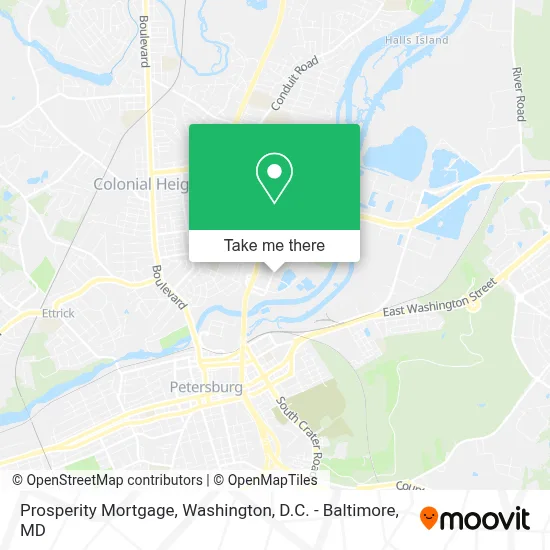 Prosperity Mortgage map