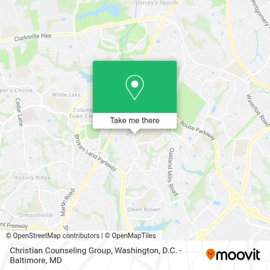 Christian Counseling Group map