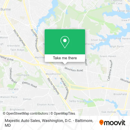 Majestic Auto Sales map