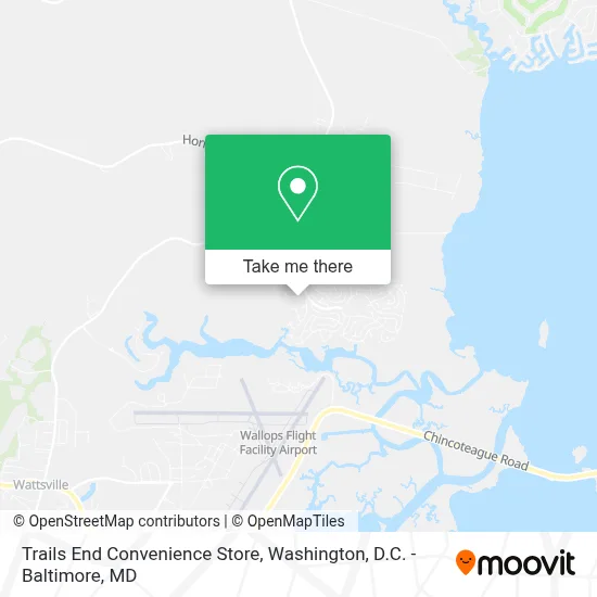 Trails End Convenience Store map
