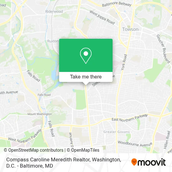 Compass Caroline Meredith Realtor map