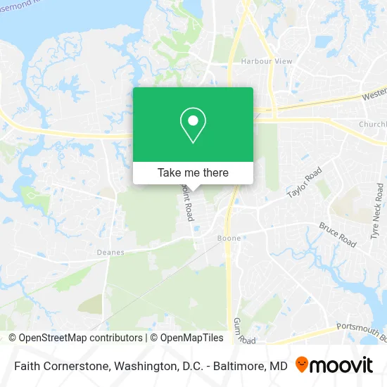 Faith Cornerstone map