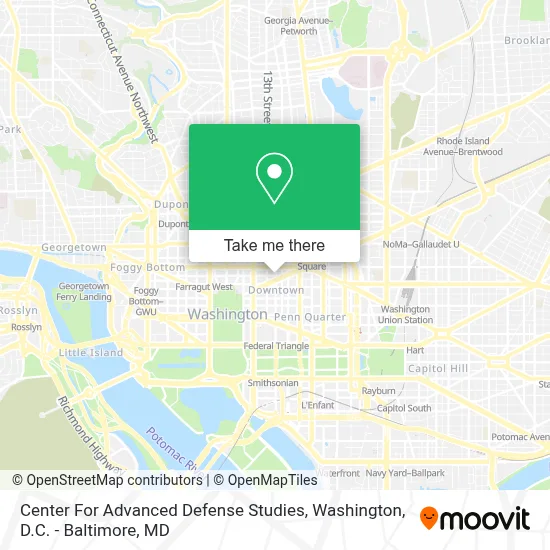Center For Advanced Defense Studies map