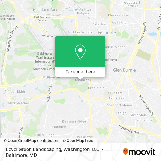 Level Green Landscaping map