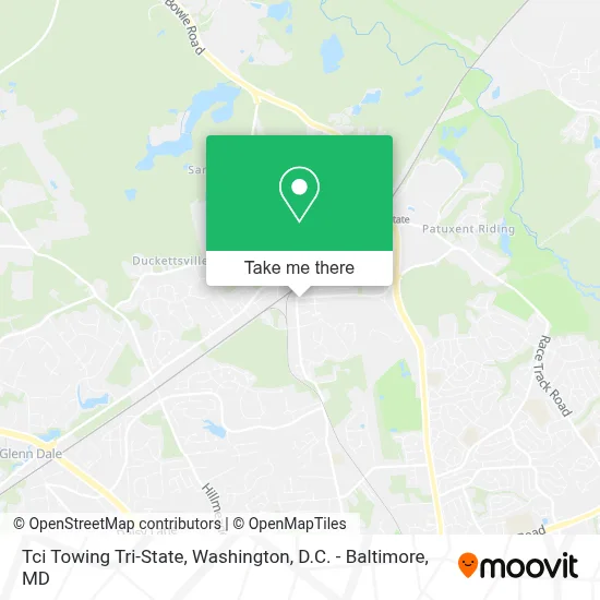 Tci Towing Tri-State map
