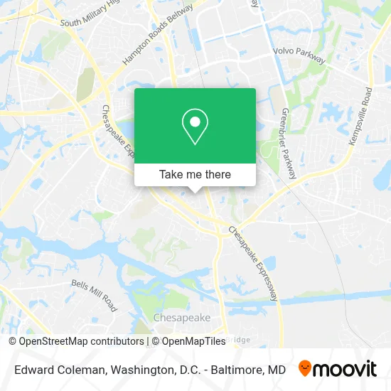 Edward Coleman map