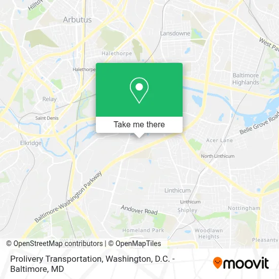 Prolivery Transportation map