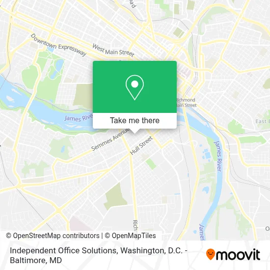 Independent Office Solutions map
